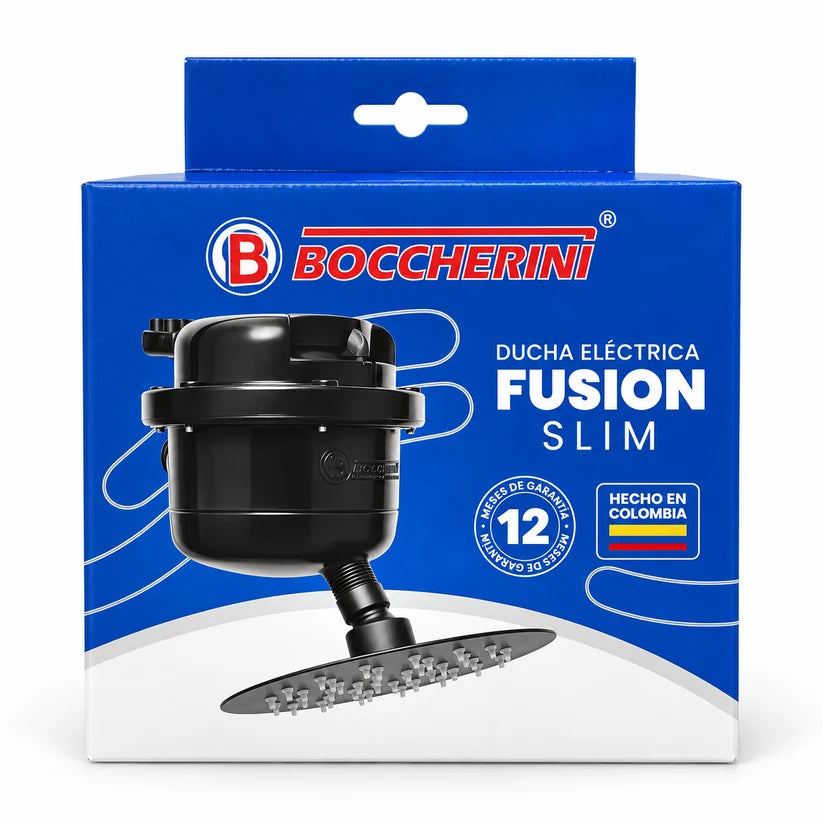 Ducha Regadera Slim 220V Negra