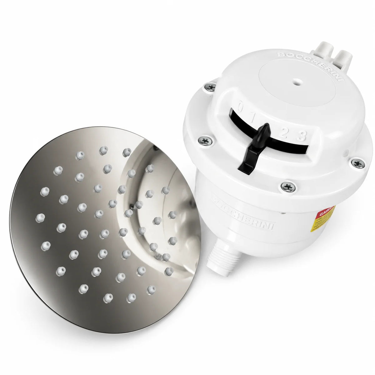 Ducha Eléctrica Boccherini 220 V Blanca Con Regadera