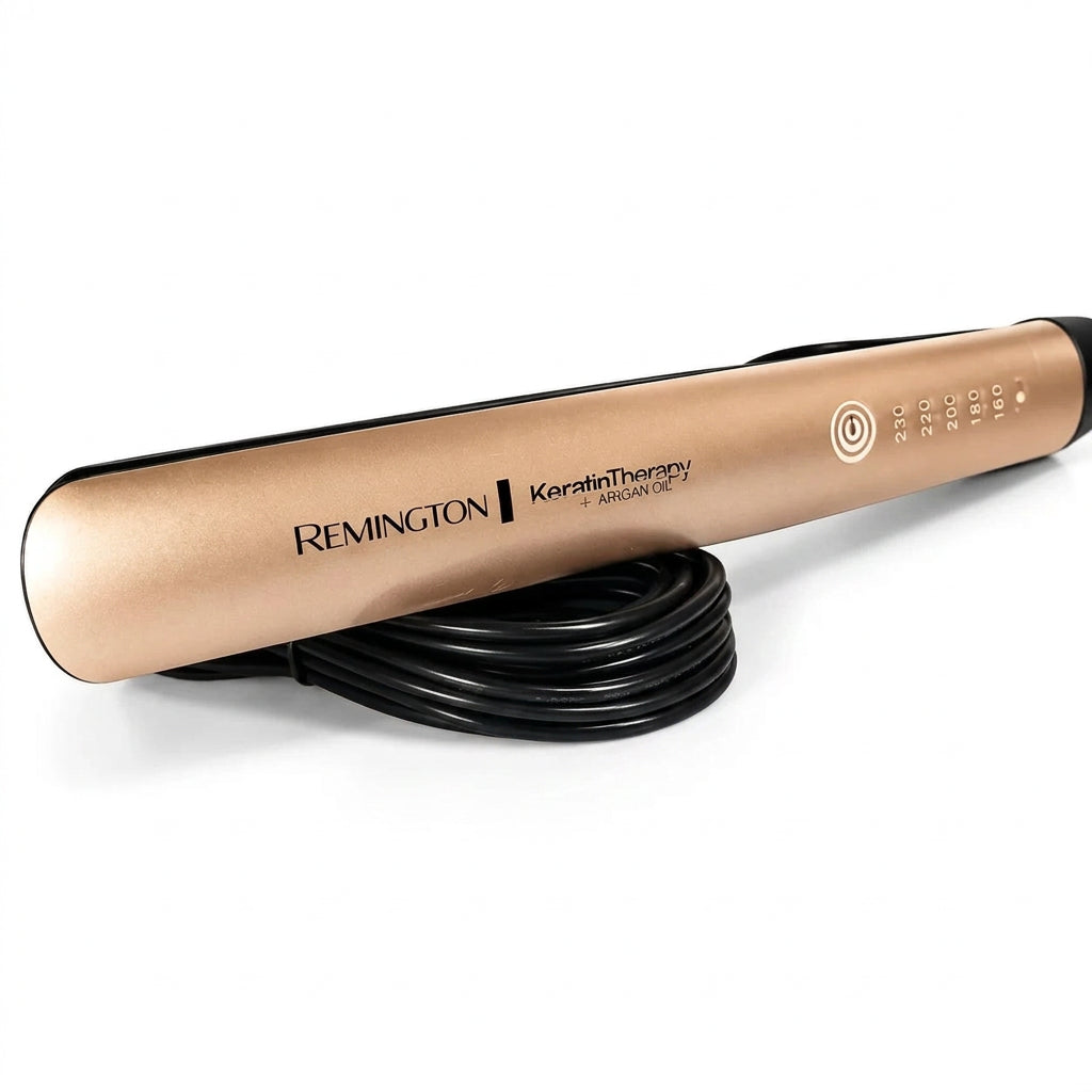 Plancha Remington S8599 Keratin Therapy Con Keratina Y Aceite De Argán