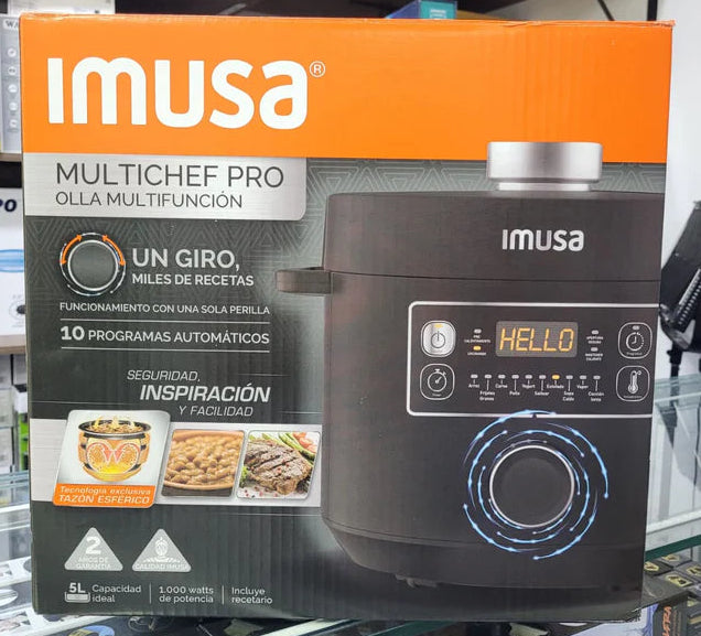 Olla Multifuncional Imusa Pro 5 Litros