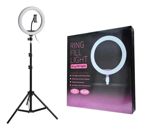 Aro Luz 33cms Con Tripode