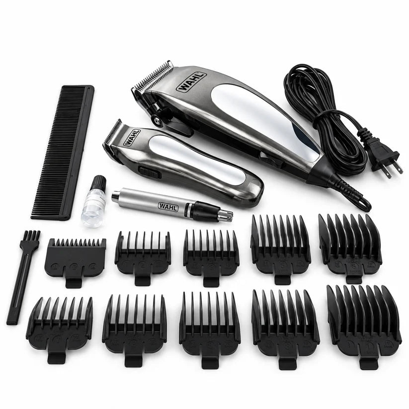 Maquina De Motilar Combo Wahl Deluxe 21 Piezas
