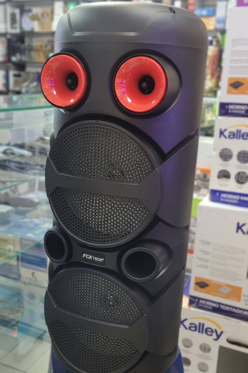 Parlante Torre 2x8" Fox Tech
