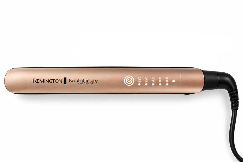 Plancha Remington S8599 Keratin Therapy Con Keratina Y Aceite De Argán