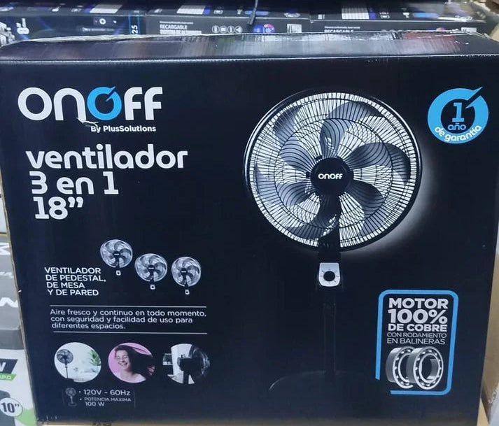 Ventilador Onoff 3 En 1 - 18"