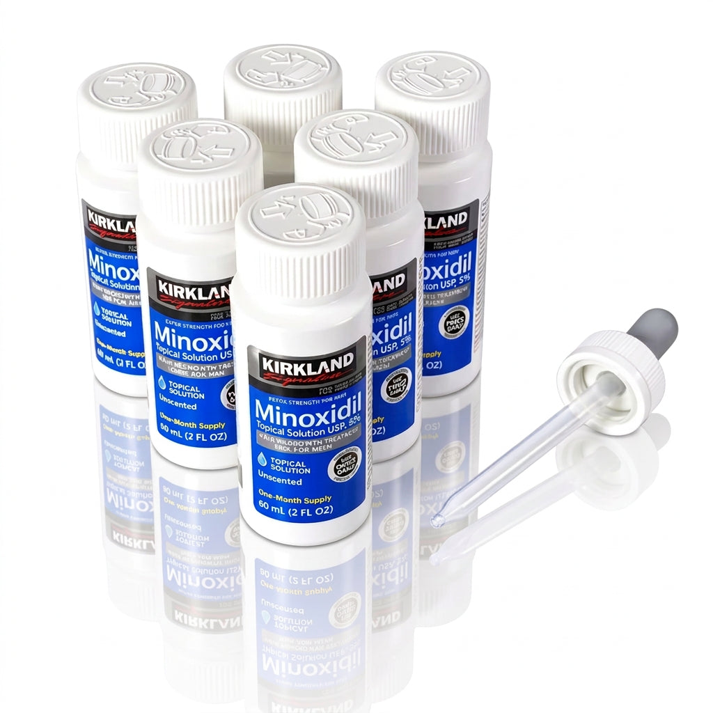 Minoxidil Kirkland Signature 5% Caja x 6 Frascos De 60 ml