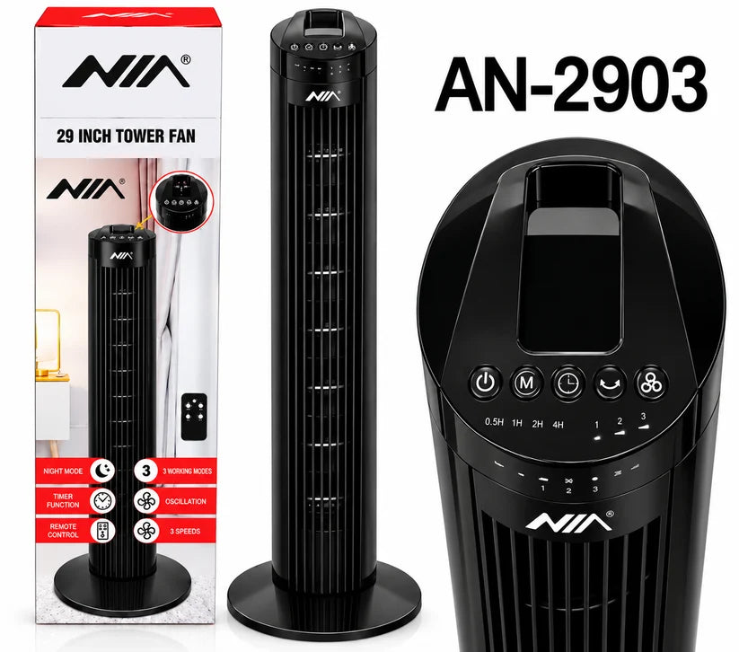 Ventilador De Torre NIA AN2903 De 29 Pulgadas