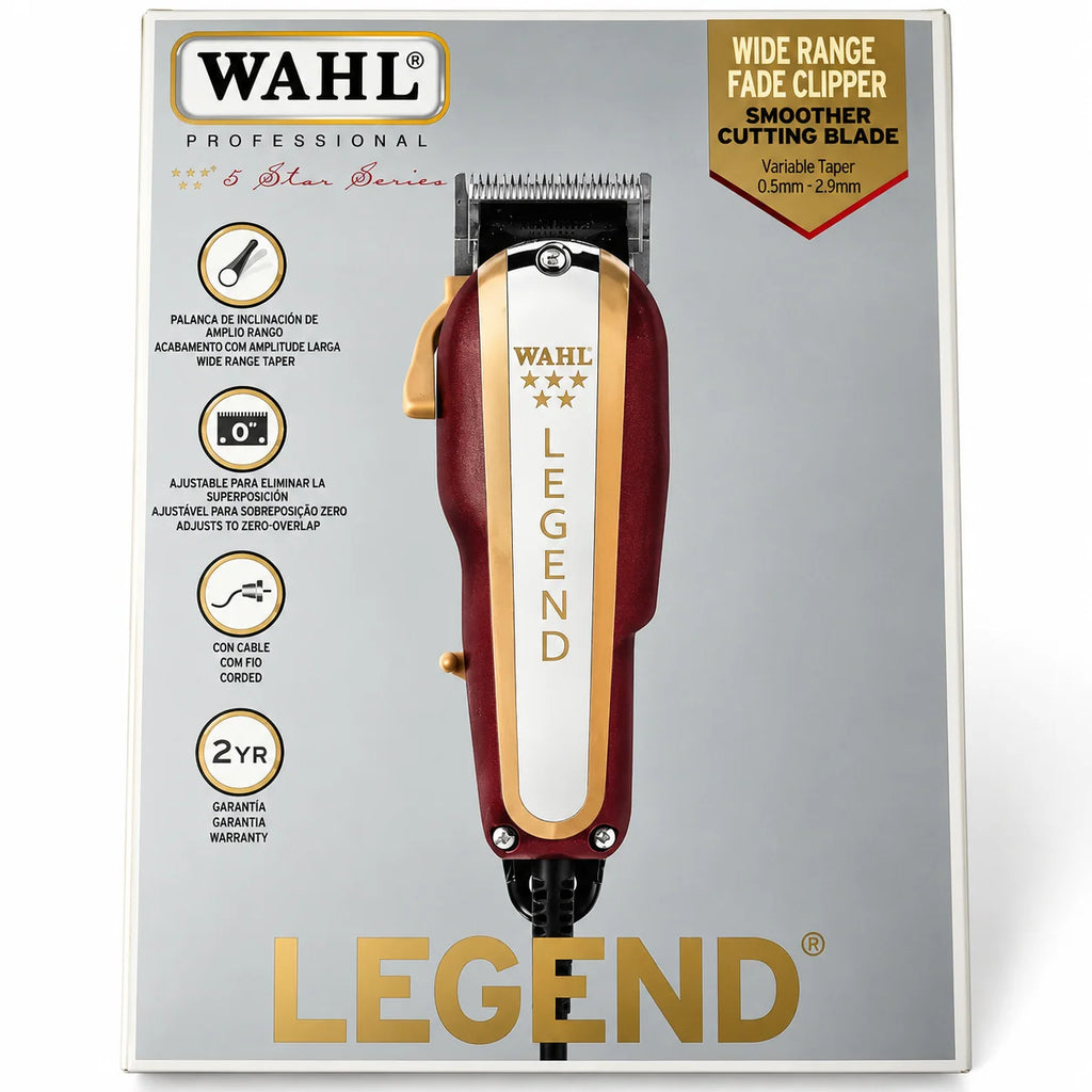 Máquina De Motilar Profesional Wahl Legend V9000 Con Guías