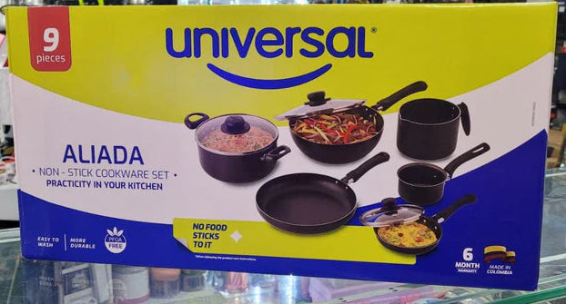 Juego De Ollas Universal 9 Piezas