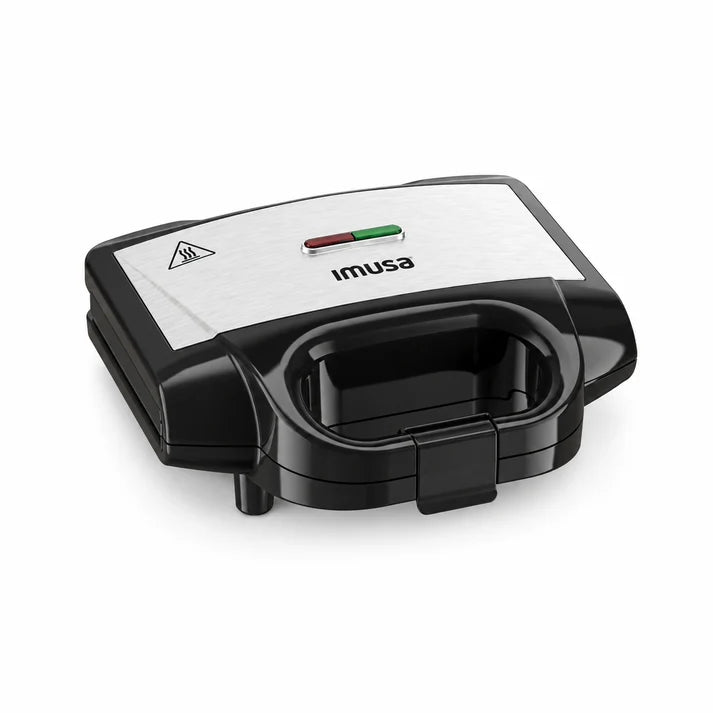 Waflera IMUSA Basic Negra Con Placas Antiadherentes