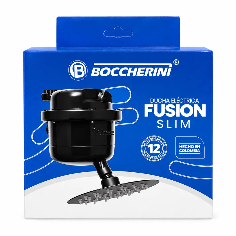 Ducha Regadera Slim Boccherini 110v Negra