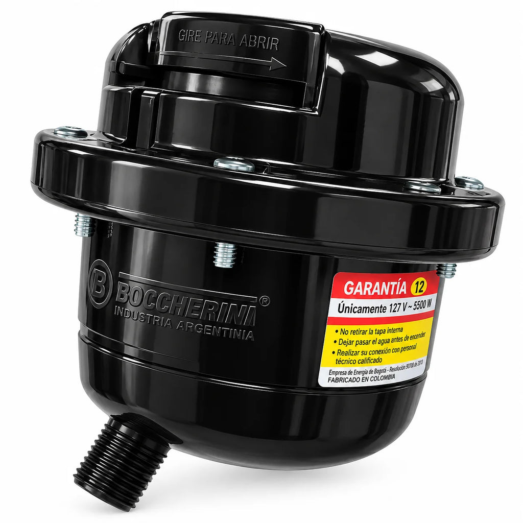 Ducha Regadera Slim Boccherini 110v Negra