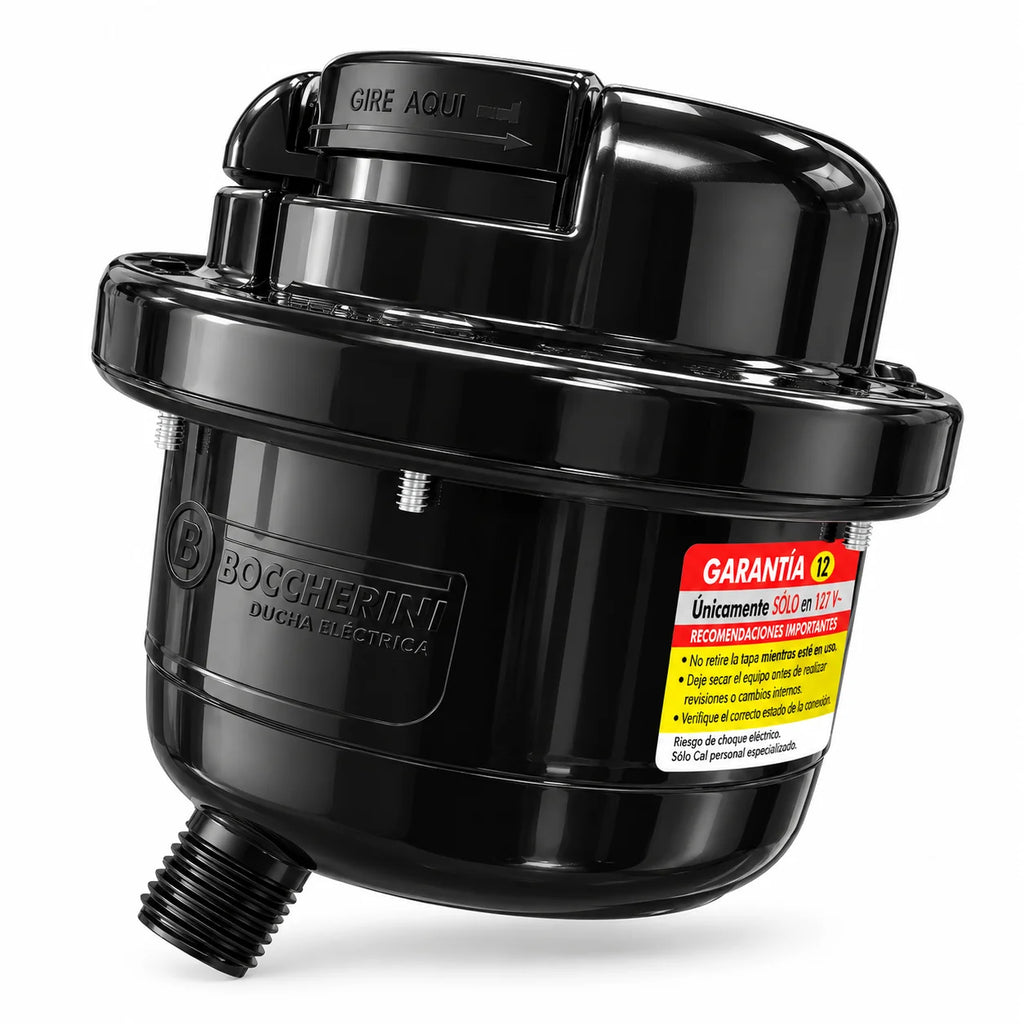 Ducha Regadera Slim 220V Negra