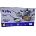 Juego De Ollas Kalley 6 Piezas Aluminio Forjado Antiadherente