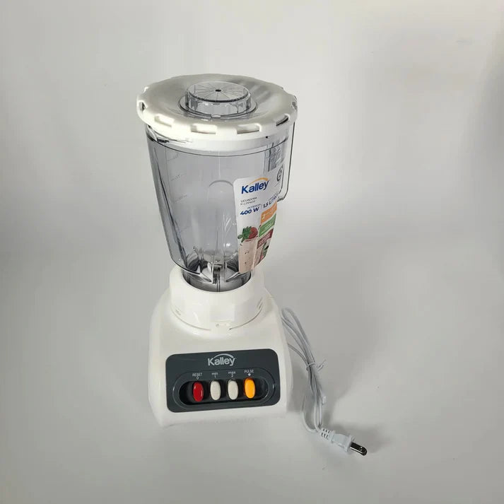 Licuadora Kalley 400w 1.5 Litros Vaso Acrílico