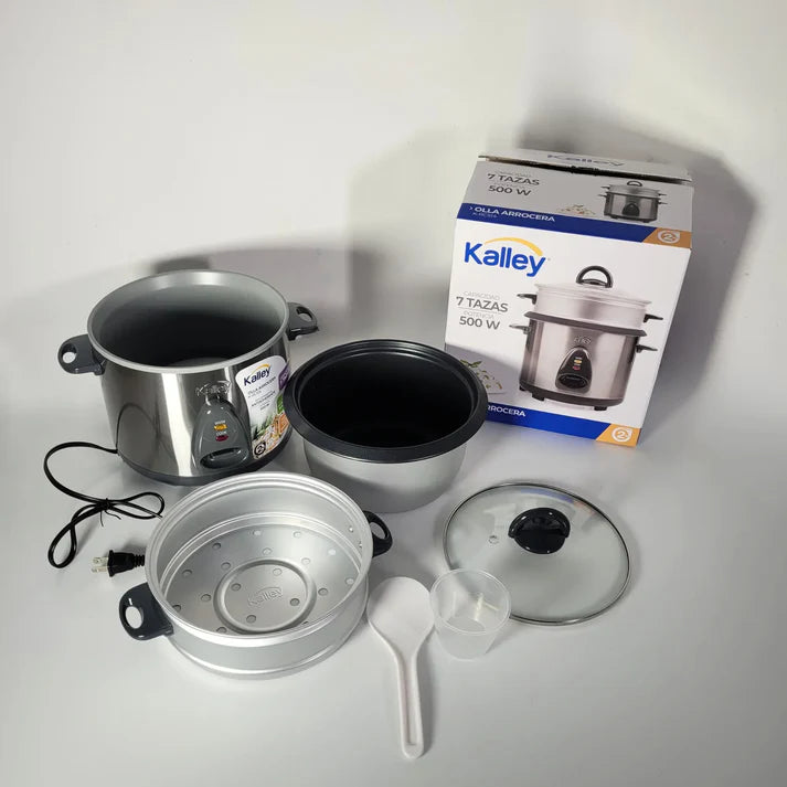 Arrocera Kalley 7 Tazas Acero