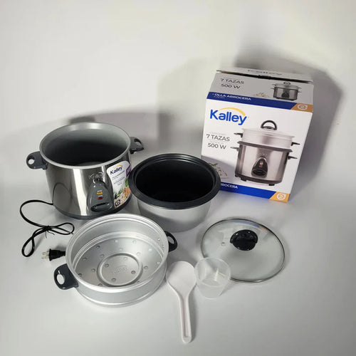 Arrocera Kalley 7 Tazas Acero