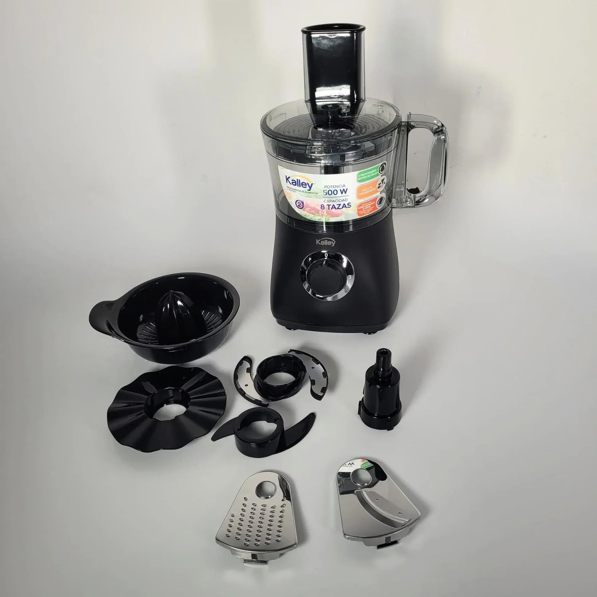 Procesador De Alimentos Kalley 1.2 Litros