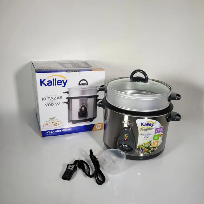 Arrocera Kalley 10 Tazas Acero
