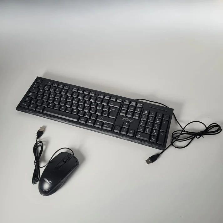 Combo Teclado + Mouse Unitec + Base Refrigerante
