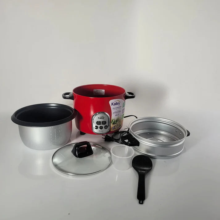 Arrocera Kalley 7 Tazas Digital Roja