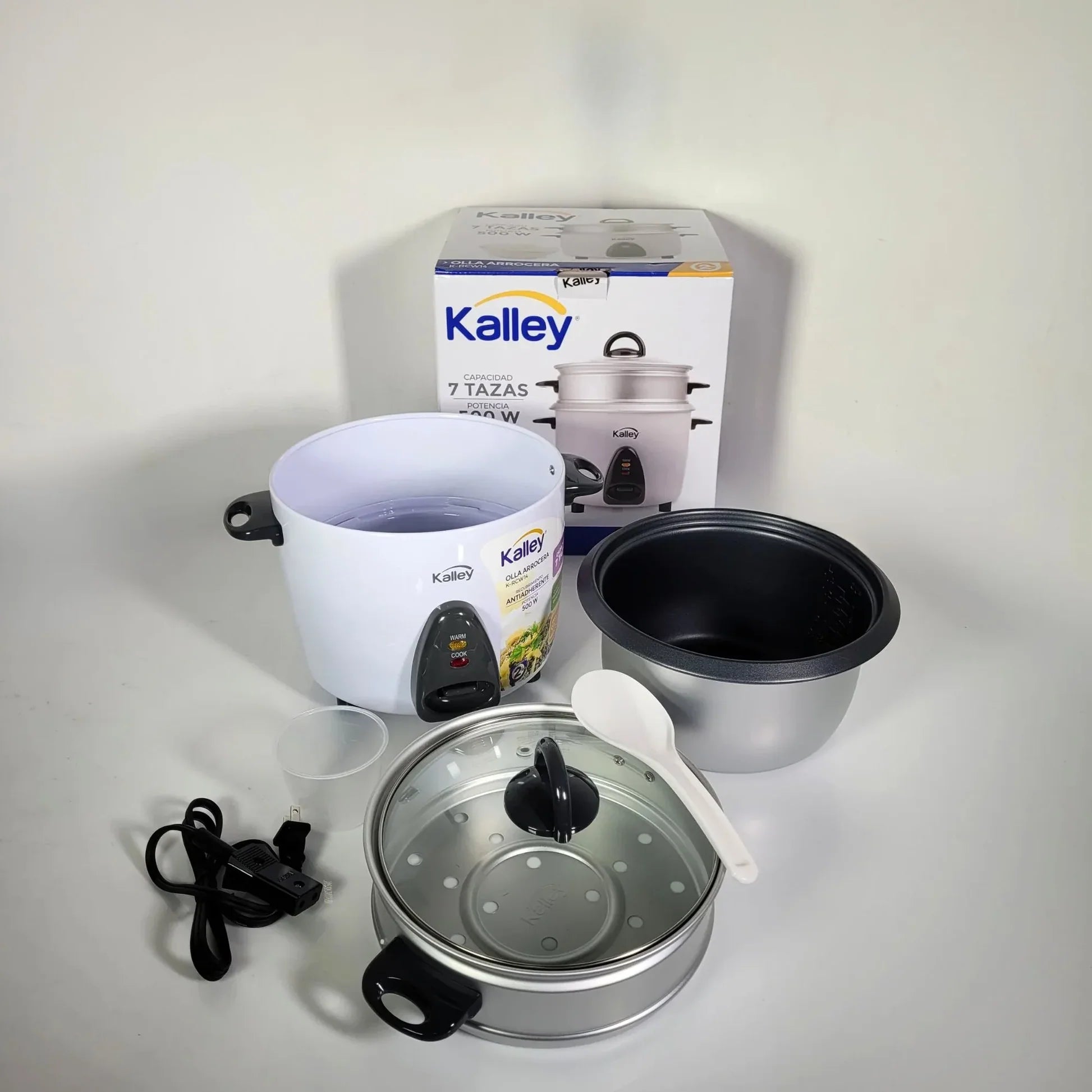 Arrocera Kalley 7 Tazas Blanca