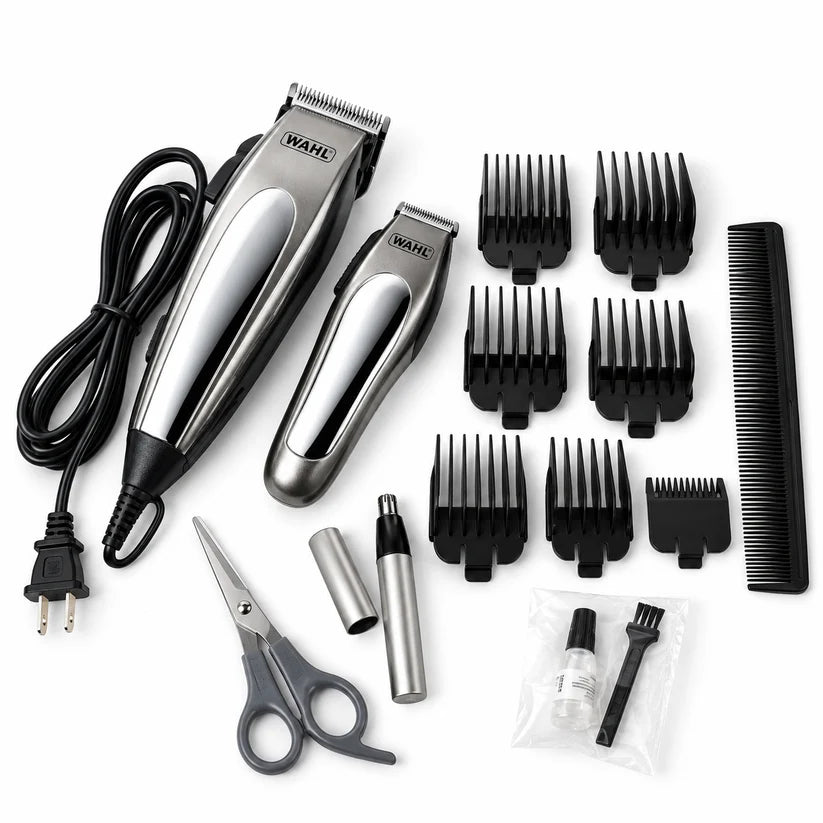 Maquina De Motilar Combo Wahl Deluxe 21 Piezas