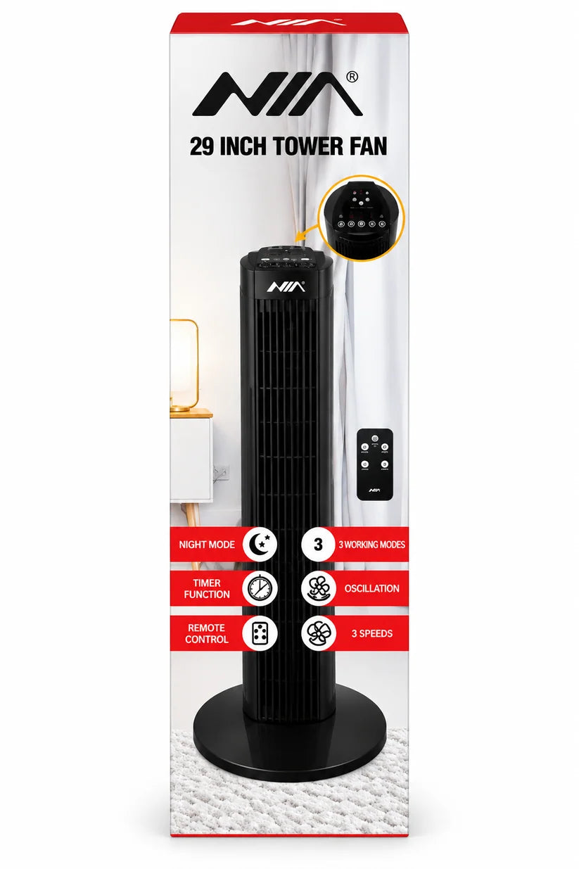 Ventilador De Torre NIA AN2903 De 29 Pulgadas