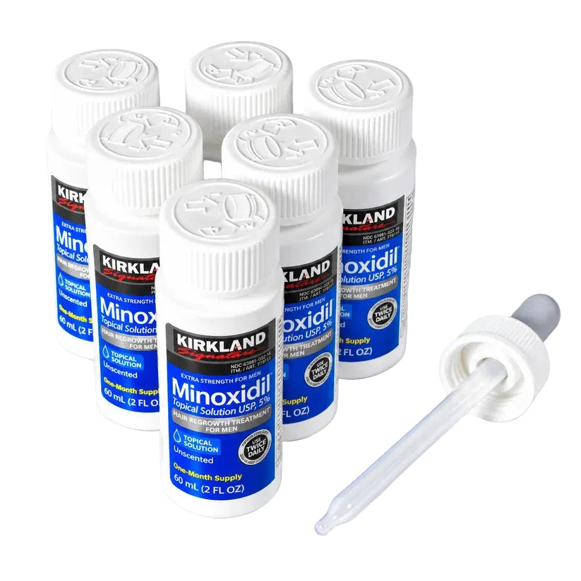 Minoxidil Kirkland Signature 5% Caja x 6 Frascos De 60 ml
