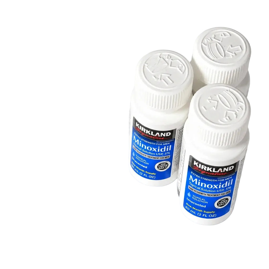 Minoxidil Kirkland Signature 5% x 3 Frascos De 60 ml