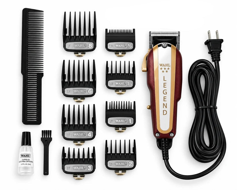 Máquina De Motilar Profesional Wahl Legend V9000 Con Guías