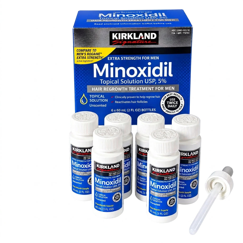 Minoxidil Kirkland Signature 5% Caja x 6 Frascos De 60 ml