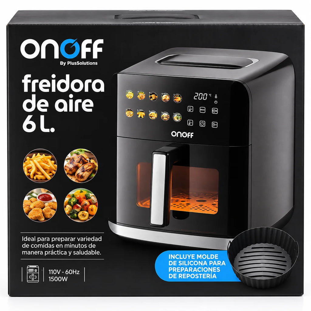 Freidora De Aire Onoff 6 Litros Digital